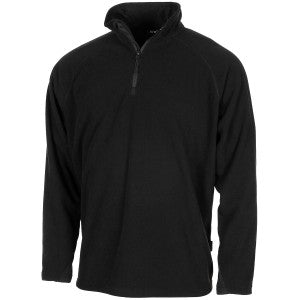 Mikina microfleece čierna