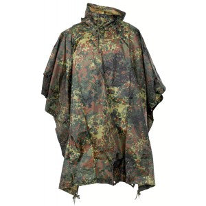 Nepremokavé pončo Flecktarn maskáč