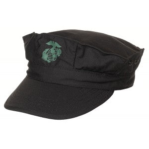 USMC bojová čiapka čierna