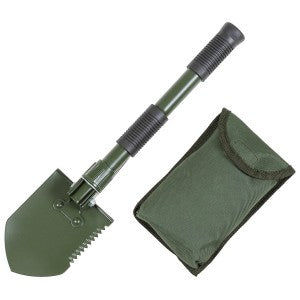 Mini skladací set lopatky 3v1, olivový