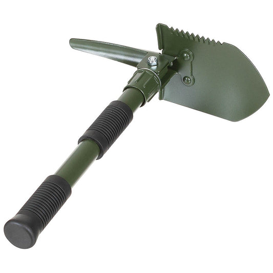 Mini skladací set lopatky 3v1, olivový
