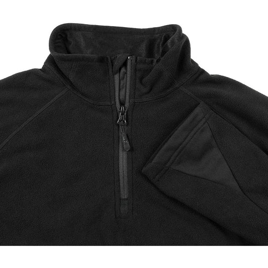 Mikina microfleece čierna