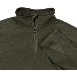 Mikina microfleece olivová