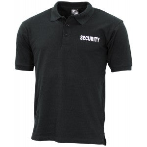 Polo tričko čierne Security