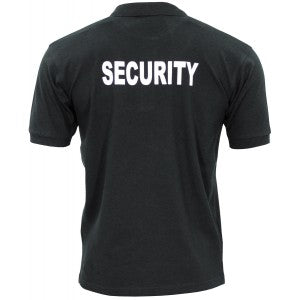 Polo tričko čierne Security