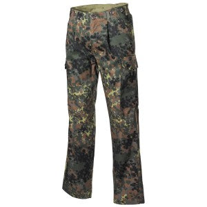 BW Armádne nohavice Flecktarn maskáč