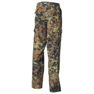 Taktické nohavice BDU Flecktarn maskáč