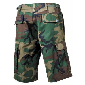 US BDU Bermudy Woodland maskáč