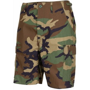 Taktické bermudy US woodland maskáč