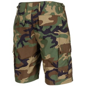 Taktické bermudy US woodland maskáč
