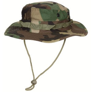 Americký poľný klobúk woodland maskáč