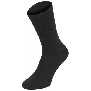 Ponožky čierne polodlhé 3 balenie
