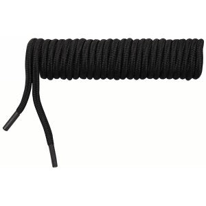 Šnúrky do topánok, čierne, 110 cm