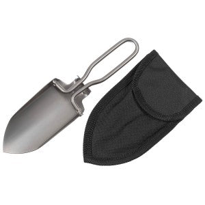 Mini skladacia lopatka, nerezová