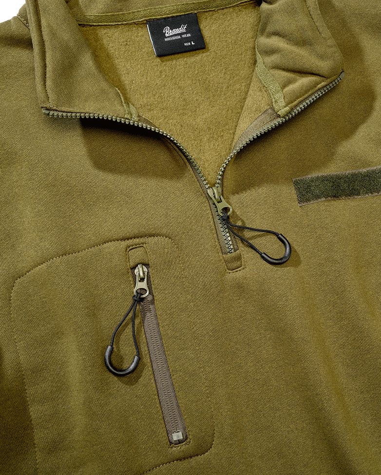 Mikina Brandit Tactical Sweat Troyer 15001