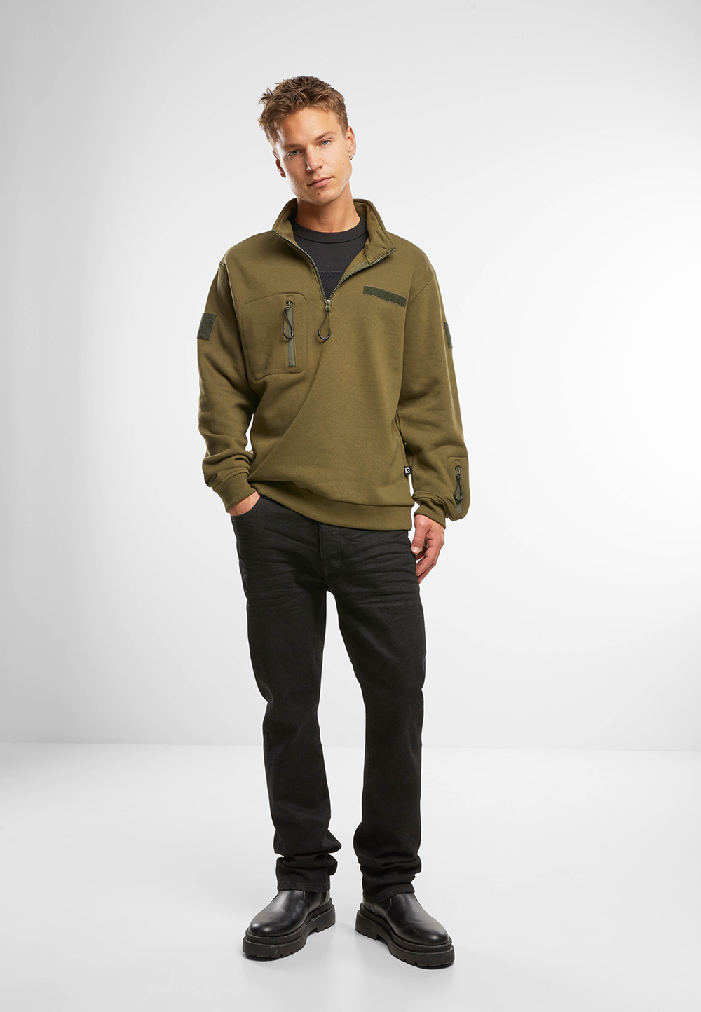 Mikina Brandit Tactical Sweat Troyer 15001
