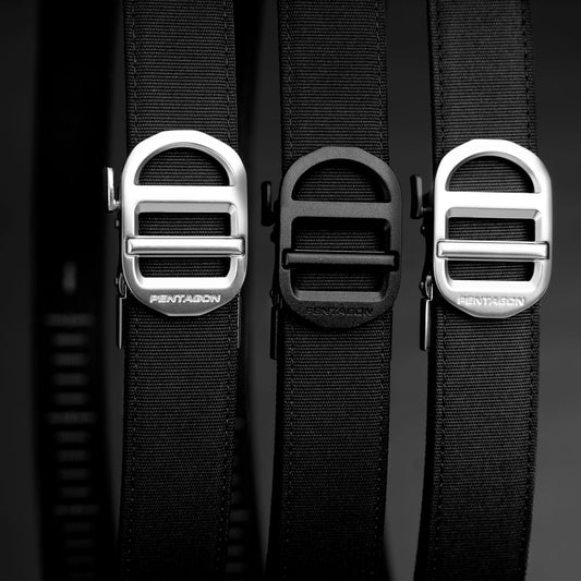 Nohavicový opasok Pentagon Chuck Ratchet DRK